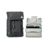 Ultimatesafe 18 in. Charcoal Backpack with Laptop Compartment