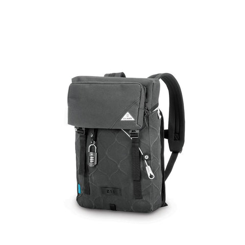 Ultimatesafe 18 in. Charcoal Backpack with Laptop Compartment