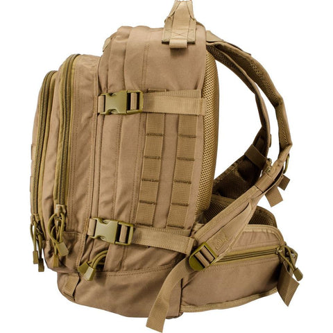 Loaded Gear GX-500 Medium Flat 17.72 in. Dark Earth Ballistic Nylon Crossover Backpack