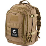 Loaded Gear GX-500 Medium Flat 17.72 in. Dark Earth Ballistic Nylon Crossover Backpack