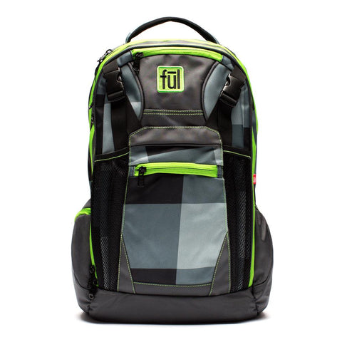 Troubleshooter Grey/Green Laptop Backpack Fits up to 17 in. Laptop