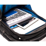 Load Factor 19 in. Black/Gray Padded Laptop Backpack