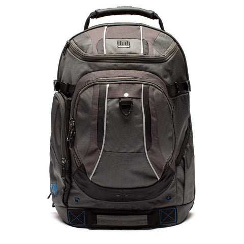Load Factor 19 in. Black/Gray Padded Laptop Backpack