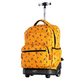Melody 19 in. Yellow Rolling Backpack